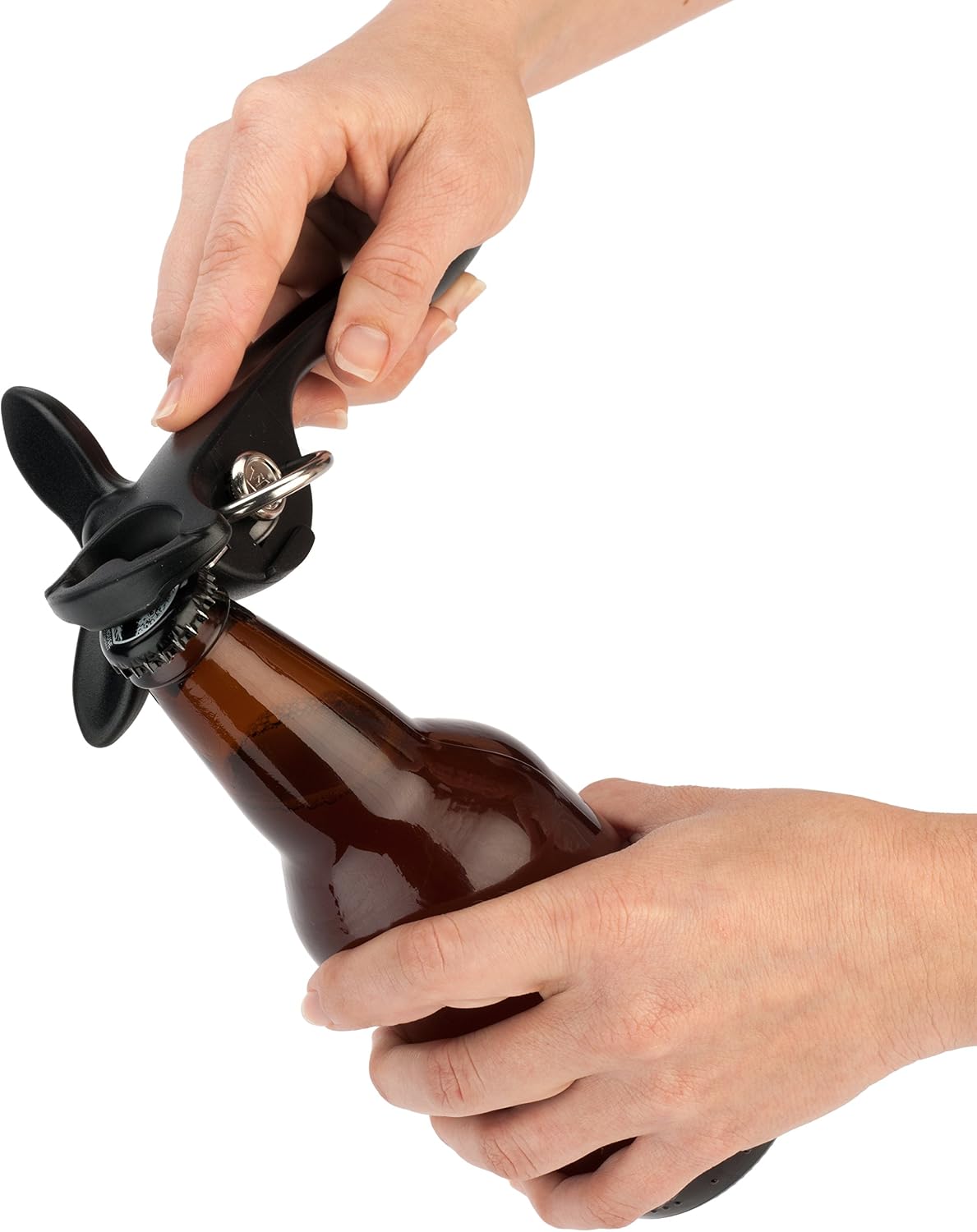 Soft Edge 3-in-1 Ambidextrous Safety Can Opener Jar Opener and Bottle Opener