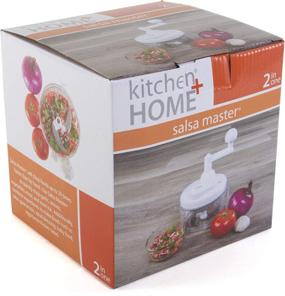 Salsa Maker, Food Chopper, Mixer and Blender - Manual Food Processor