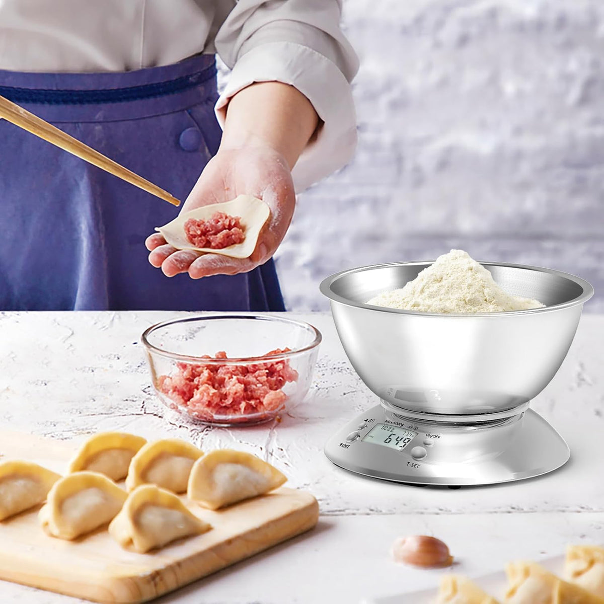 Kitchen Food Scale Digital Weight Grams and Oz 11lb/0.1oz