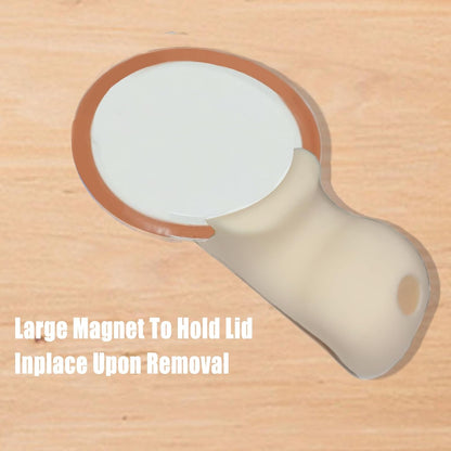 Canning Jar Opener, Mason Jar Opener Canning Tool, Releases Vacuum Seal on Wide Mouth and Regular Mouth Lids,Magnetic Jar Lid Lifter for Canning.Ideal for Preserving, Pickling and Home Food Storage
