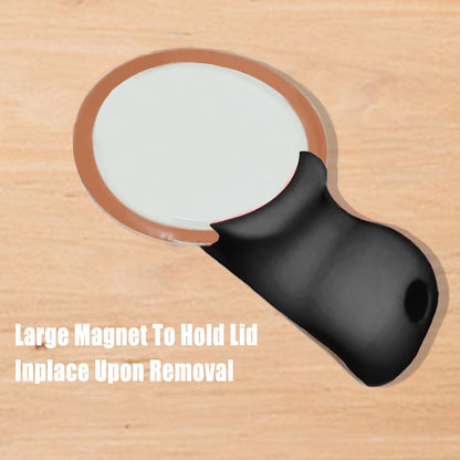 Canning Jar Opener, Mason Jar Opener Canning Tool, Releases Vacuum Seal on Wide Mouth and Regular Mouth Lids,Magnetic Jar Lid Lifter for Canning.Ideal for Preserving, Pickling and Home Food Storage
