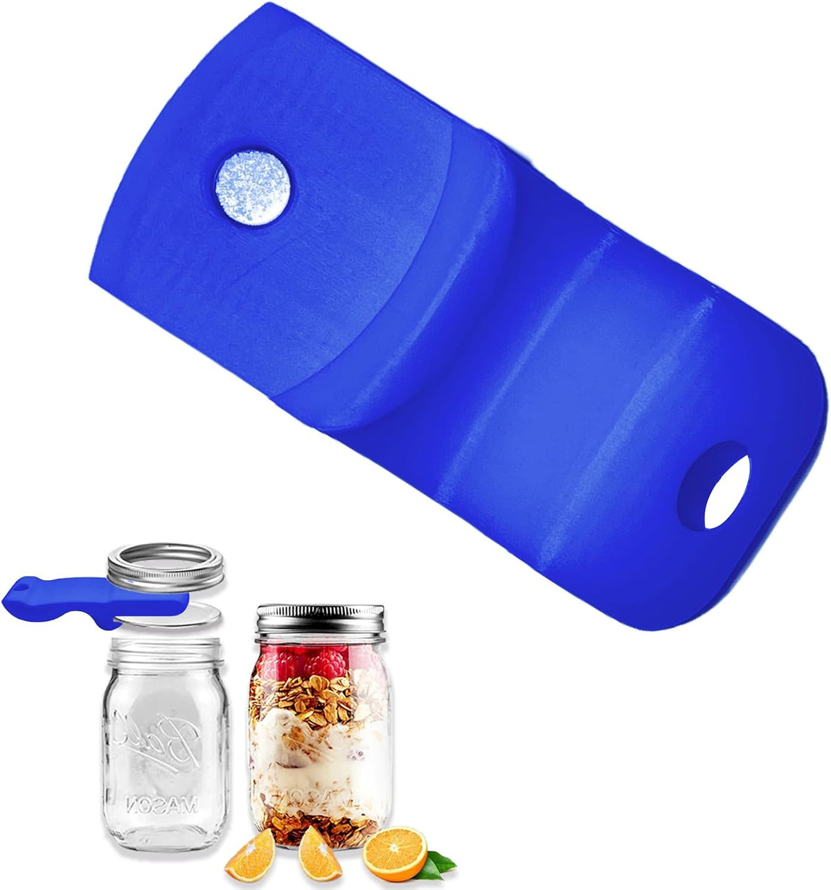 Canning Jar Opener, Mason Jar Opener Canning Tool, Releases Vacuum Seal on Wide Mouth and Regular Mouth Lids,Magnetic Jar Lid Lifter for Canning.Ideal for Preserving, Pickling and Home Food Storage