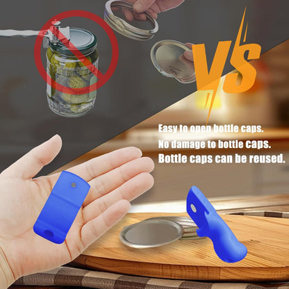 Canning Jar Opener, Mason Jar Opener Canning Tool, Releases Vacuum Seal on Wide Mouth and Regular Mouth Lids,Magnetic Jar Lid Lifter for Canning.Ideal for Preserving, Pickling and Home Food Storage