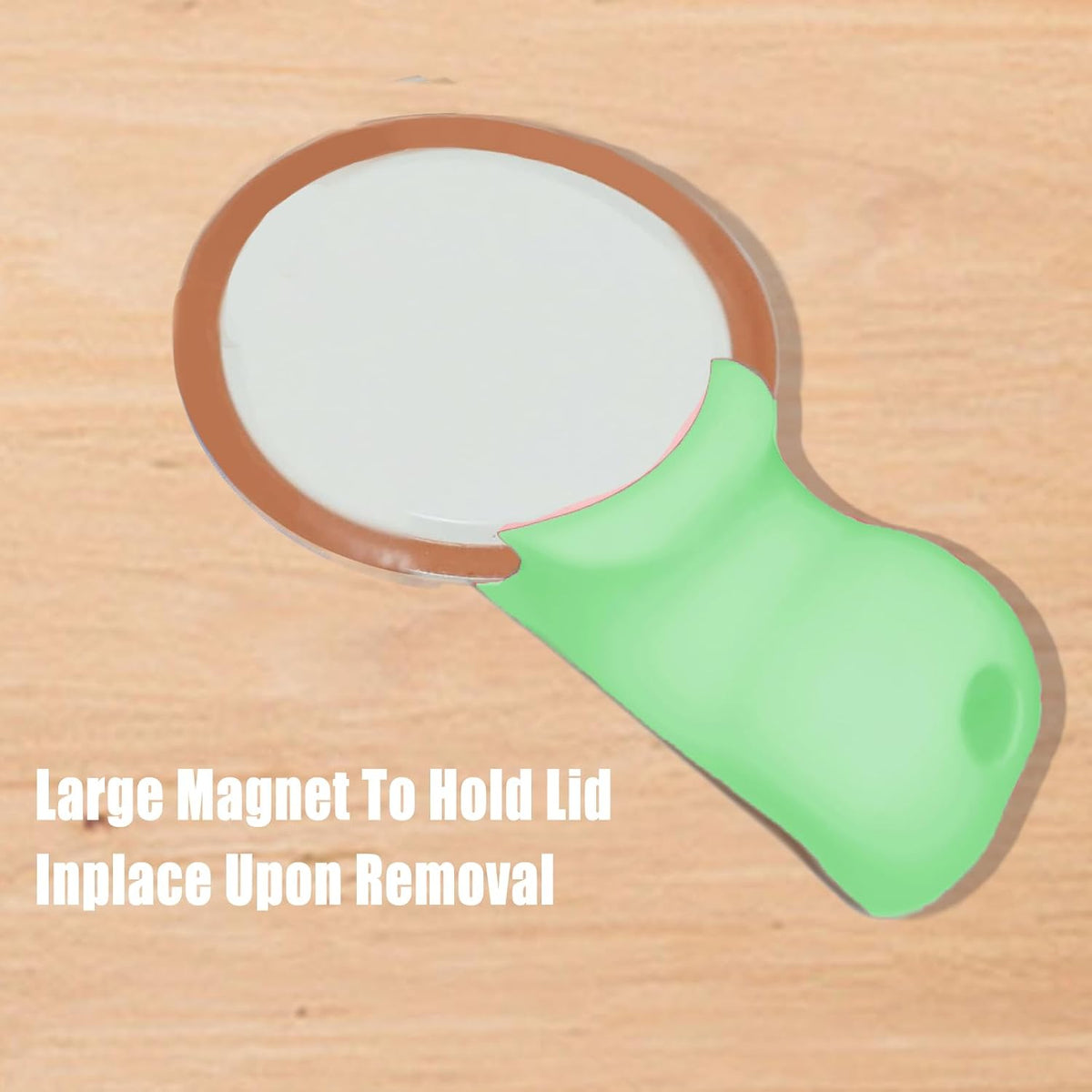 Canning Jar Opener, Mason Jar Opener Canning Tool, Releases Vacuum Seal on Wide Mouth and Regular Mouth Lids,Magnetic Jar Lid Lifter for Canning.Ideal for Preserving, Pickling and Home Food Storage