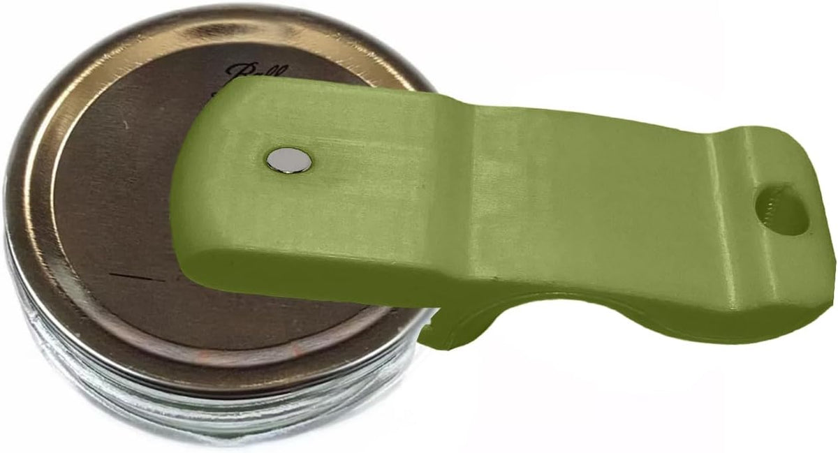 Canning Jar Opener, Mason Jar Opener Canning Tool, Releases Vacuum Seal on Wide Mouth and Regular Mouth Lids,Magnetic Jar Lid Lifter for Canning.Ideal for Preserving, Pickling and Home Food Storage