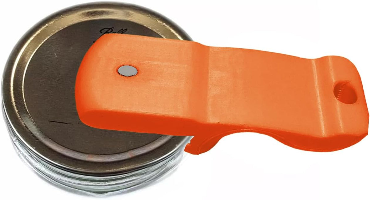 Canning Jar Opener, Mason Jar Opener Canning Tool, Releases Vacuum Seal on Wide Mouth and Regular Mouth Lids,Magnetic Jar Lid Lifter for Canning.Ideal for Preserving, Pickling and Home Food Storage