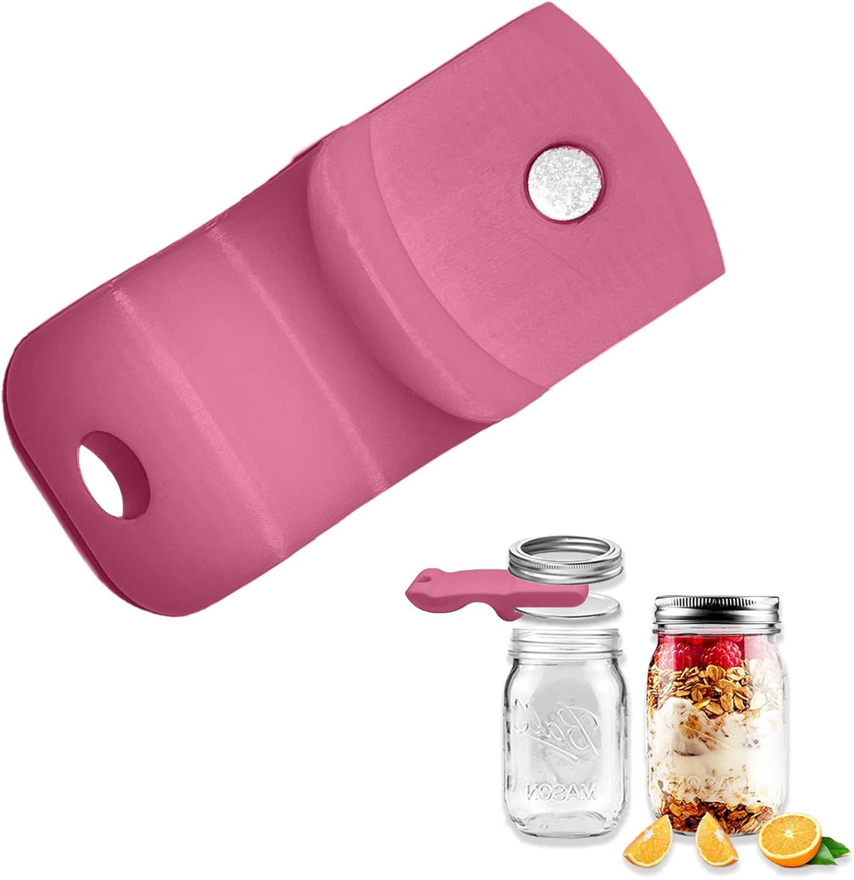 Canning Jar Opener, Mason Jar Opener Canning Tool, Releases Vacuum Seal on Wide Mouth and Regular Mouth Lids,Magnetic Jar Lid Lifter for Canning.Ideal for Preserving, Pickling and Home Food Storage