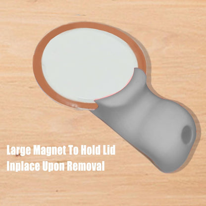 Canning Jar Opener, Mason Jar Opener Canning Tool, Releases Vacuum Seal on Wide Mouth and Regular Mouth Lids,Magnetic Jar Lid Lifter for Canning.Ideal for Preserving, Pickling and Home Food Storage