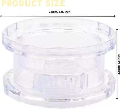 Transparent Manual Garlic Twist, Multi-Functional Mincer & Grinder for Garlic, Onion, Ginger, Herbs, Nuts, Impact Resistant Kitchen Gadget & Home Accessory