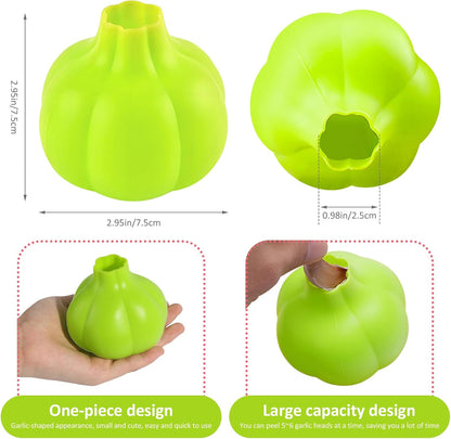 2 pieces set Silicone garlic peeler Garlic press; garlic crusher; garlic cutter; garlic mincer; garlic chopper; garlic masher; silicone tube roller peel garlic