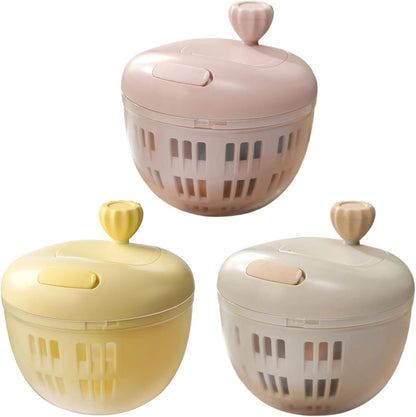 Salad Spinner, Fruit Washer and Lettuce Spinner, Vegetable & Fruit Salad Washing Bowl with Strainer, for Salad Greens, Lettuce, Fruits, Vegetables