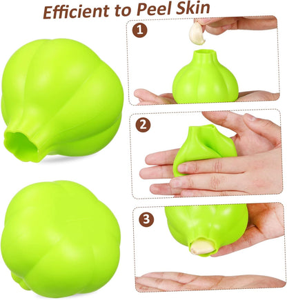 Silicone Garlic Peel Tool for Kitchen Efficient Skin Remover No Waste Design Easy to Use Garlic Peeler Tube Convenient for Cooking and Gift