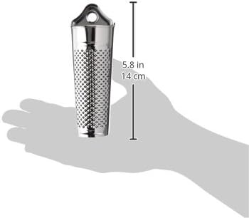 Fox Run Stainless Steel Cone Nutmeg Grater, 5.5" With Storage