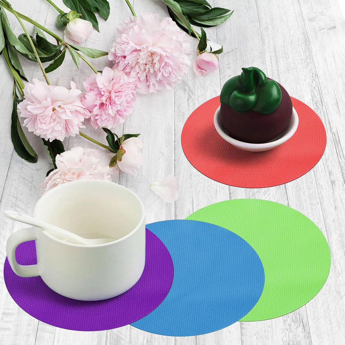 Rubber Jar Opener, 4PCS Jar Opener Gripper Pad for Weak Hands