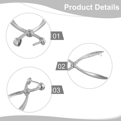 Pitter Olives, for Red Dates Aluminum Alloy Fruit Corer with Easy Squeeze Design, No Blades, Dishwasher Safe, for Compact Storage, Silver (7.1 in)