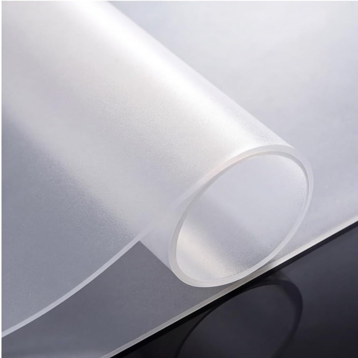48” x 24”Silicone mat, Large Silicone Heat-Resistant mat, Kitchen countertop Non-Slip mat, Craft Table placemat.(Translucent)