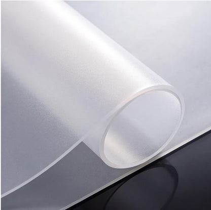 48” x 24”Silicone mat, Large Silicone Heat-Resistant mat, Kitchen countertop Non-Slip mat, Craft Table placemat.(Translucent)