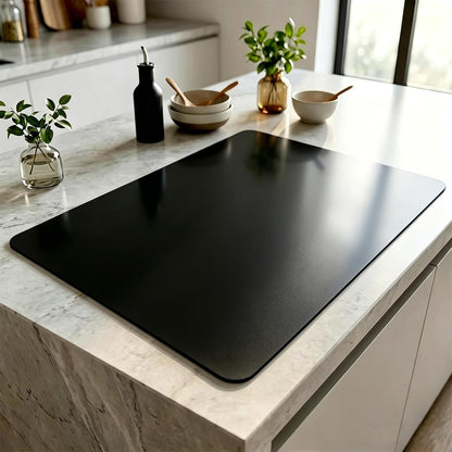 48” x 24”Silicone mat, Large Silicone Heat-Resistant mat, Kitchen countertop Non-Slip mat, Craft Table placemat.(Translucent)