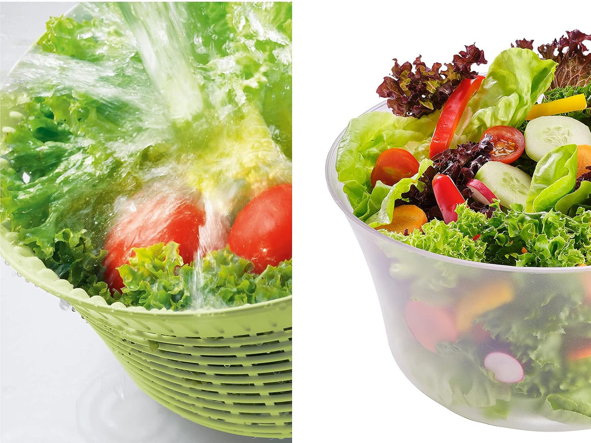 Comfortline Signature Salad Spinner – Ergonomic Left/Right-Handed Spin