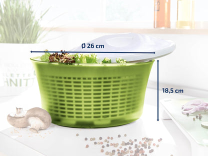 Comfortline Signature Salad Spinner – Ergonomic Left/Right-Handed Spin