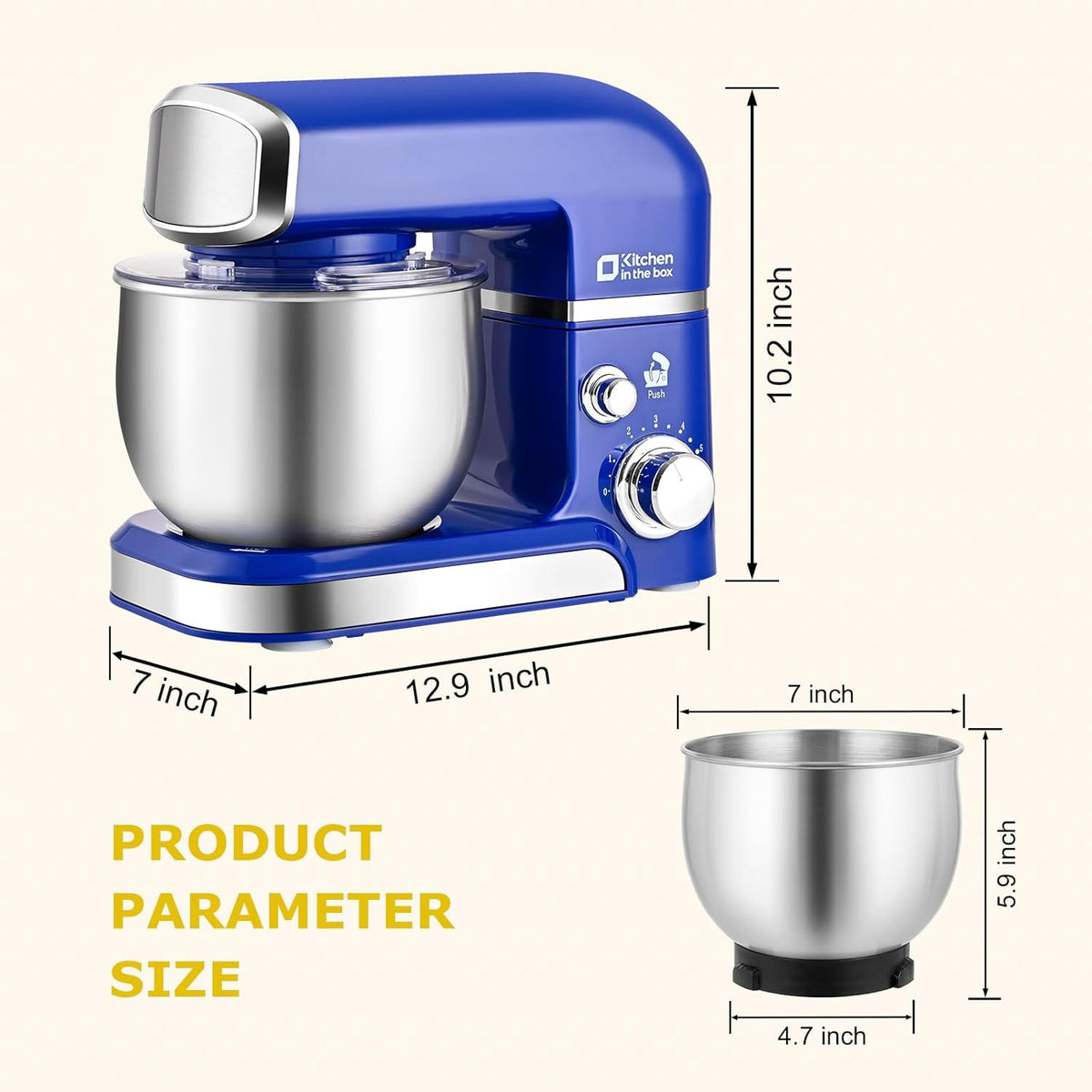 Stand Mixer,3.2Qt Small Electric Food Mixer,6 Speeds Portable Lightweight Kitchen Mixer for Daily Use with Egg Whisk,Dough Hook,Flat Beater (Pink)