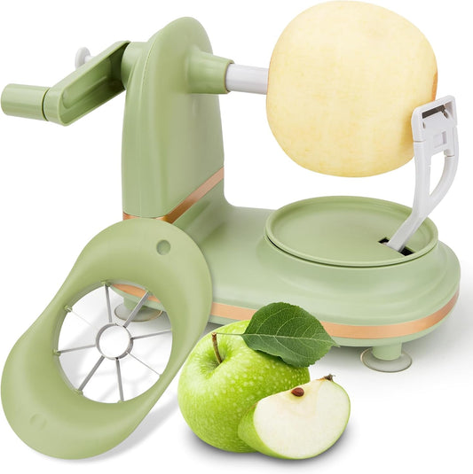 Apple Peeler, 8 Wedges Apple Peeler Slicer Corer, Apple Slicer, Stainless Steel Blades