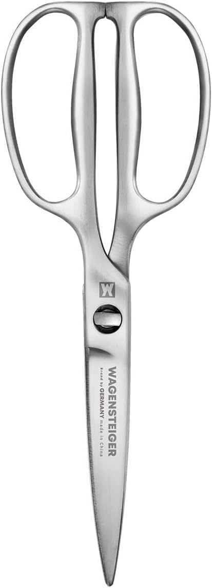 Stainless Steel Kitchen Scissors, Multi-Purpose Shears for Meat, Vegetables, Poultry & Seafood, Razor-Sharp Blades, Ergonomic Grip, Herb Stripper, Dishwasher Safe (Food Scissors 1601)