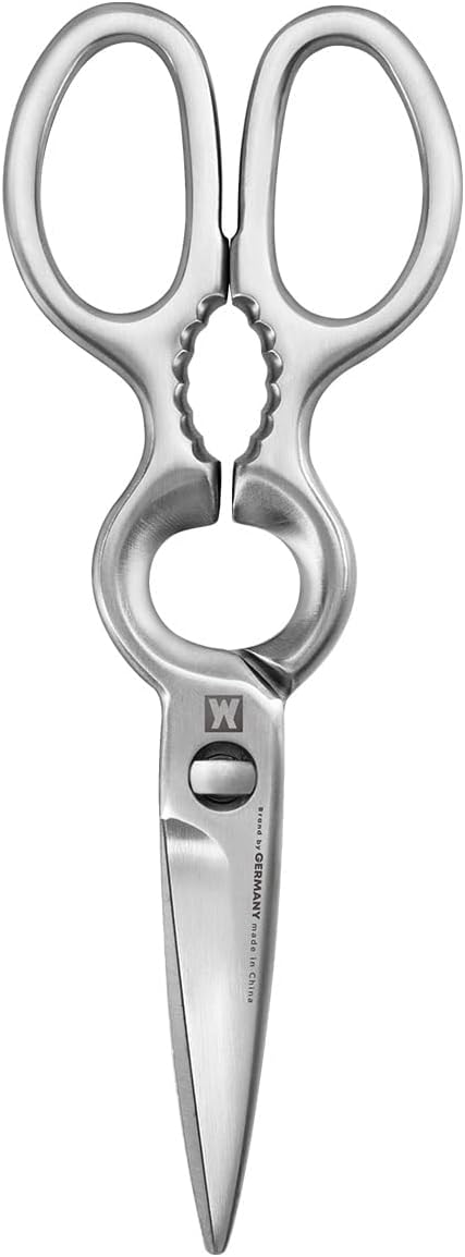 Stainless Steel Kitchen Scissors, Multi-Purpose Shears for Meat, Vegetables, Poultry & Seafood, Razor-Sharp Blades, Ergonomic Grip, Herb Stripper, Dishwasher Safe (Food Scissors 1601)