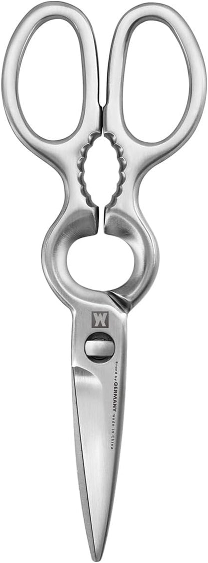 Stainless Steel Kitchen Scissors, Multi-Purpose Shears for Meat, Vegetables, Poultry & Seafood, Razor-Sharp Blades, Ergonomic Grip, Herb Stripper, Dishwasher Safe (Food Scissors 1601)