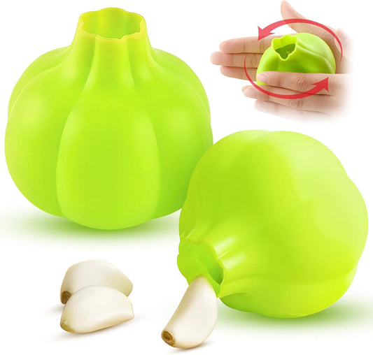 Silicone garlic sleeve Manual Garlic Peeler Rub with hands Garlic Easy Quick to Peel Garlic Cloves Garlic Keeper Garlic Roller Peeling funny kitchen gadgets