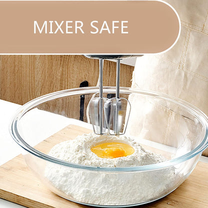 Glass Mixing Bowls with Lids Set, 8 Pieces Glass Salad Bowl Set with Lids(0.6QT,1.1QT,2.2QT,4QT) High Brosilicate Microwave Bowls for Kitchen Baking, Prepping Serving and Storage, Great Gift
