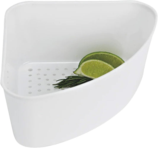 Triangular Kitchen Sink Drain Basket for Food, Sink Food Catcher Basket for Washing Vegetables & Fruits Corner Sink Strainer