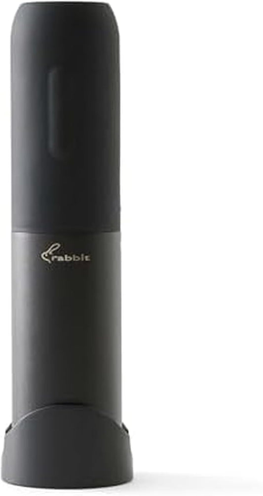 Electric Corkscrew Wine Opener - Push Button Automatic Bottle Opener, Compact Design, Opens Bottles Quietly, Stores Vertically or Horizontally