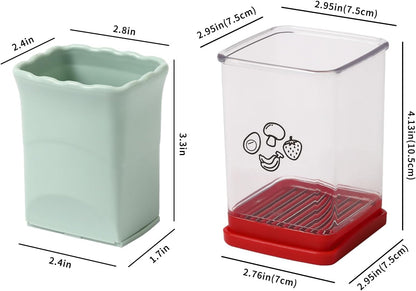 3 Pack Cup Slicers, Quickly Making Fruit Vegetable Salad