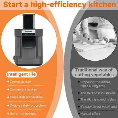 3 in 1 Electric Vegetable Dicer Slicer for Commercial & Home Use