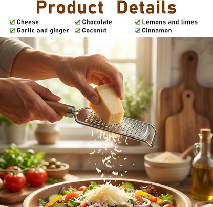 Stainless Steel Cheese Grater, Cheese Grater Handheld Zester Graters